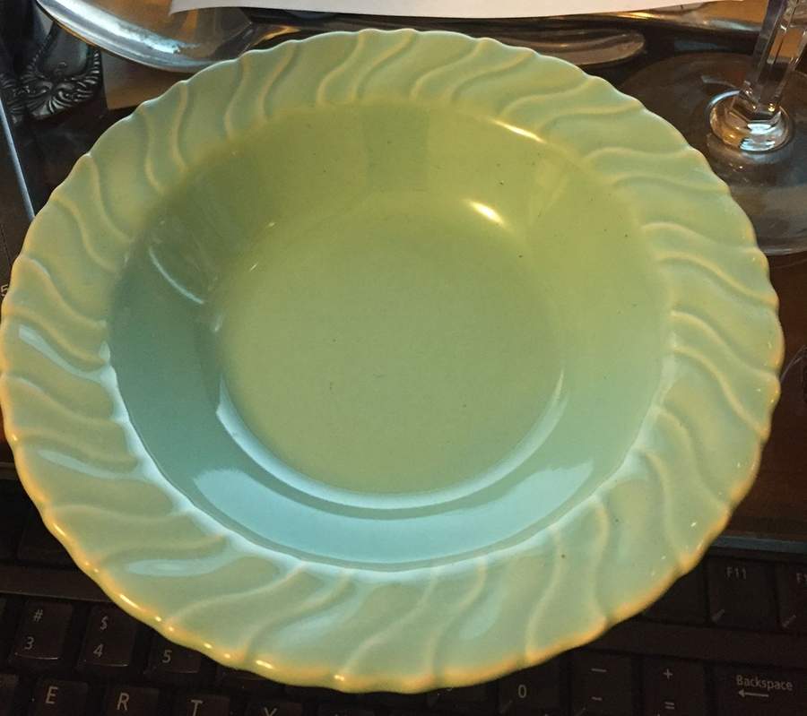 Capistrano Chartreuse Rim Fruit/Dessert (Sauce) Bowl by Hollydale-1
