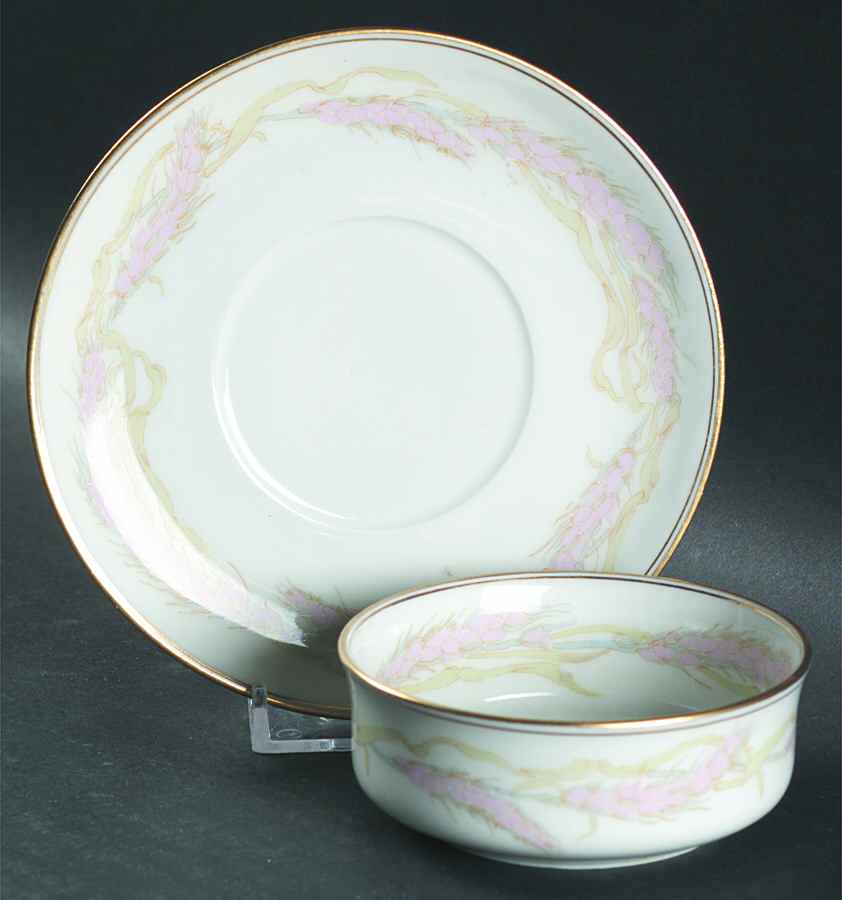 H2669 Ramekin & Saucer Set by Haviland-1