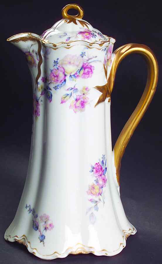 H2670 Chocolate Pot & Lid by Haviland-1