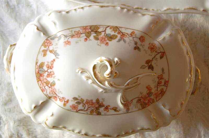 H2678 Oval Covered Vegetable by Haviland-1