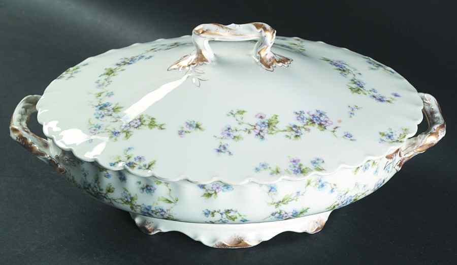 Schleiger 74-1 Oval Covered Vegetable by Haviland-1