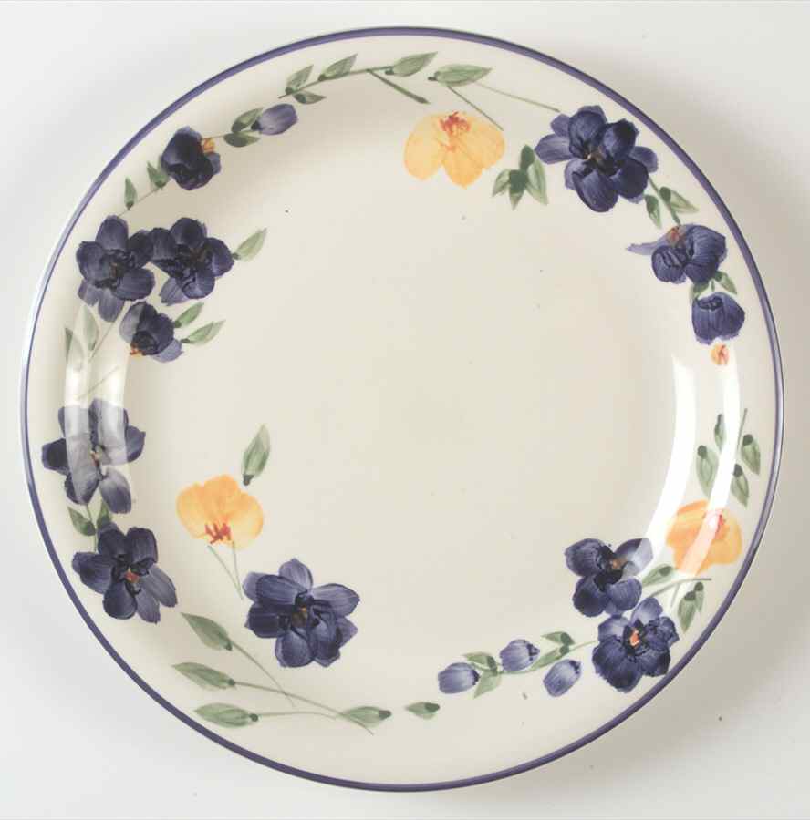 Violet Blossom Dinner Plate by Home Essentials-1