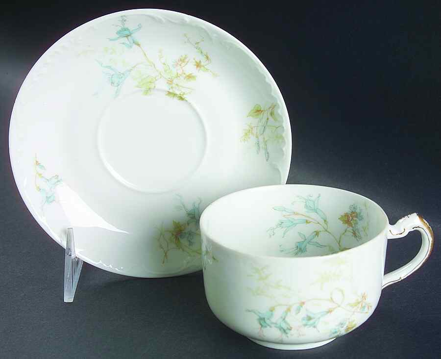 Schleiger 1170-1 Flat Cup & Saucer Set by Haviland-1