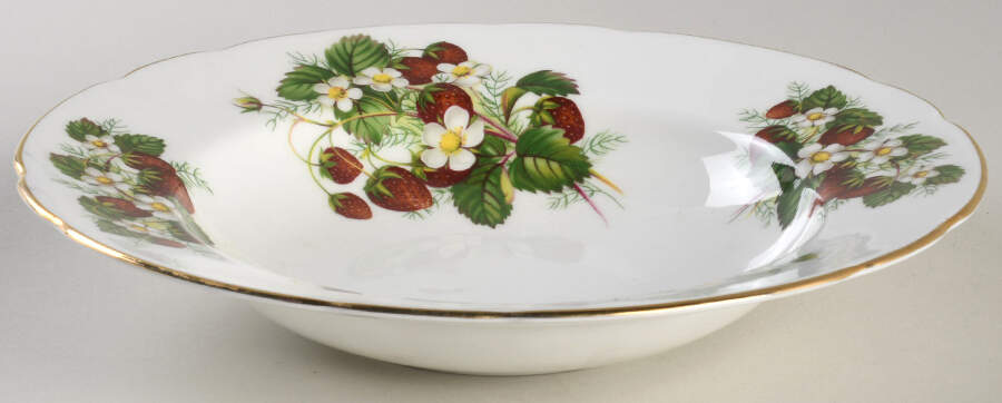 Strawberry Ripe Rim Soup Bowl by Hammersley-1