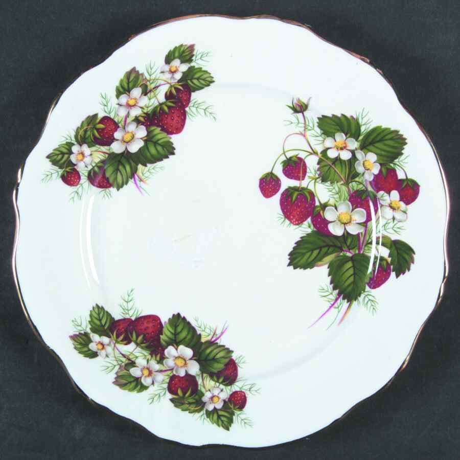 Strawberry Ripe Salad Plate by Hammersley-1
