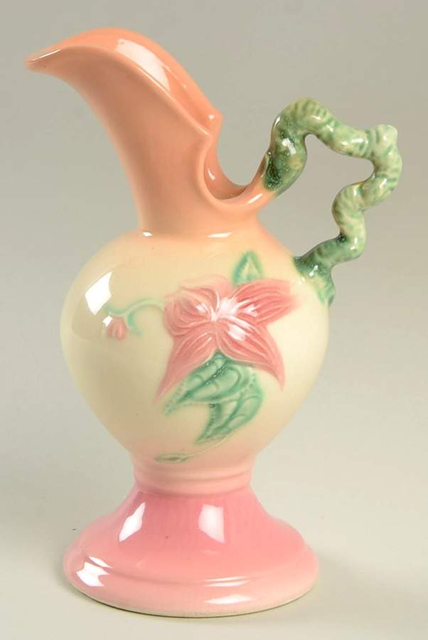 Woodland Peach Pink (Glossy) 6" Ewer by Hull-1