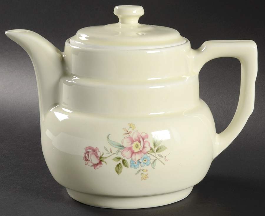 Rambling Rose Small Terrace Coffee Pot & Lid by Hall-1