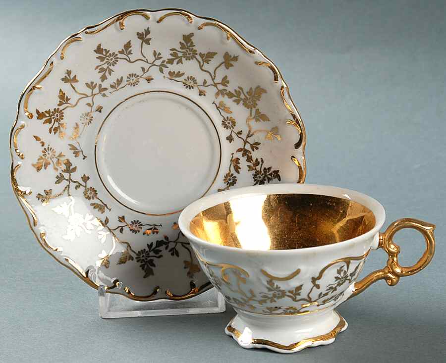 HDR7 Footed Demitasse Cup & Saucer Set by House Dresden-1