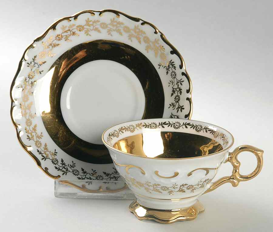 HDR7 Footed Demitasse Cup & Saucer Set by House Dresden-1