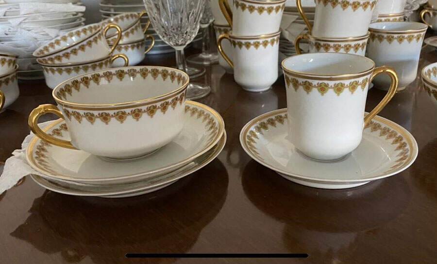 Schleiger 576-1 Chocolate Cup & Saucer Set by Haviland-1