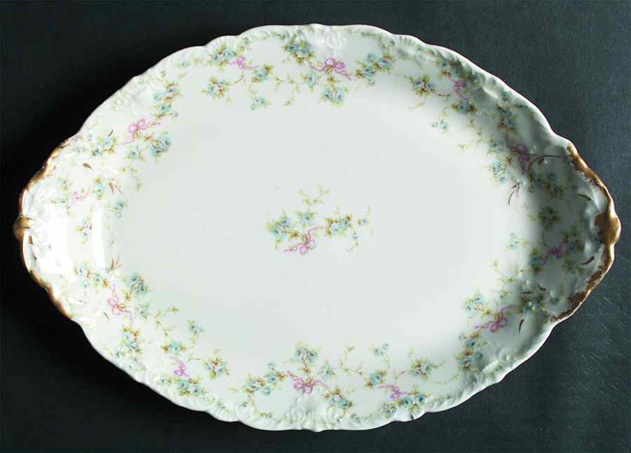 Schleiger 161-1 11" Oval Serving Platter by Haviland-1