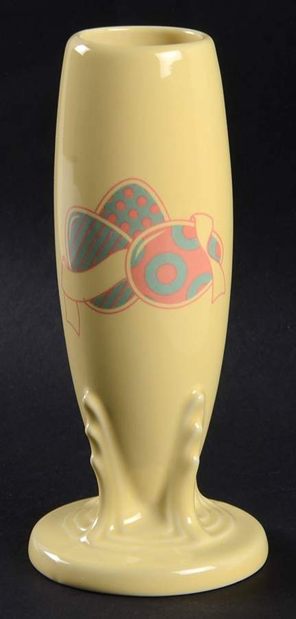 Fiesta Easter Eggs 6" Bud Vase by Homer Laughlin -1