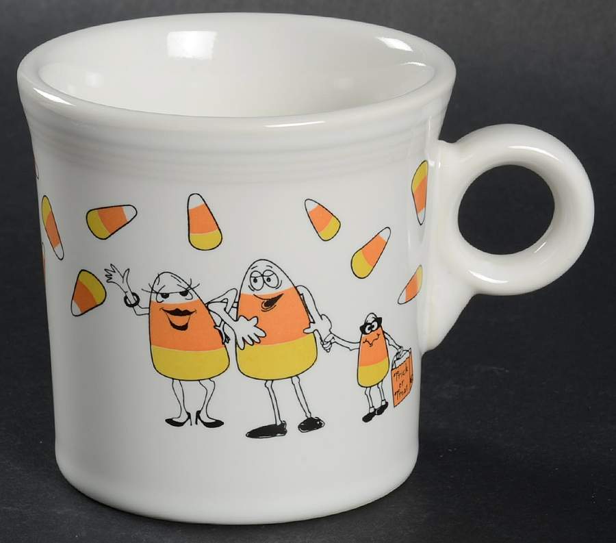 Fiesta Candy Corn Mug by Homer Laughlin -1