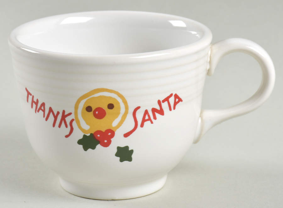 Fiesta Cookies For Santa Snack Cup by Homer Laughlin -1