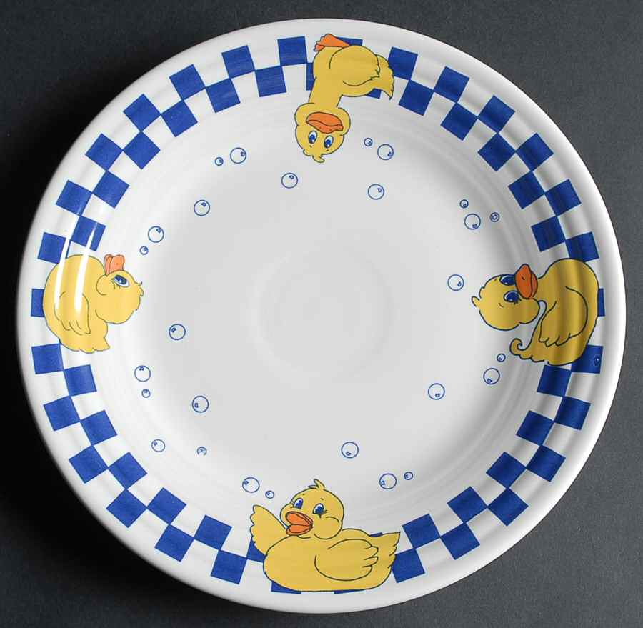 Fiesta Rubber Ducky Luncheon Plate by Homer Laughlin -1
