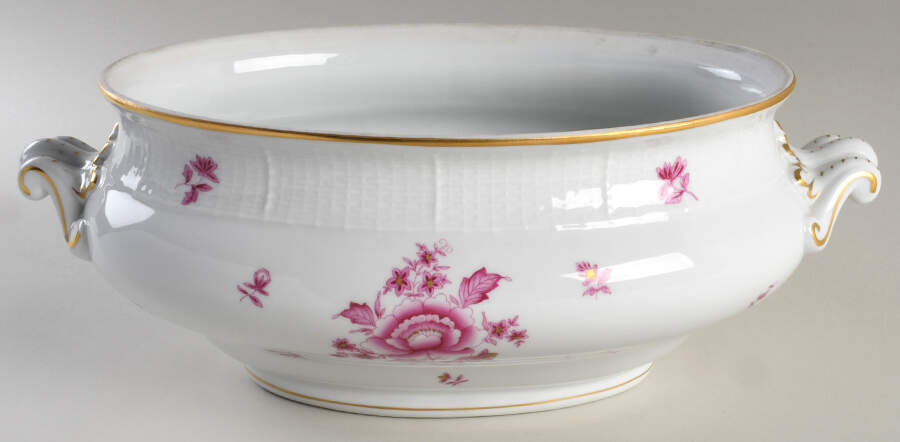 Nanking Bouquet Pink (NBP) Oval Tureen No Lid by Herend-1