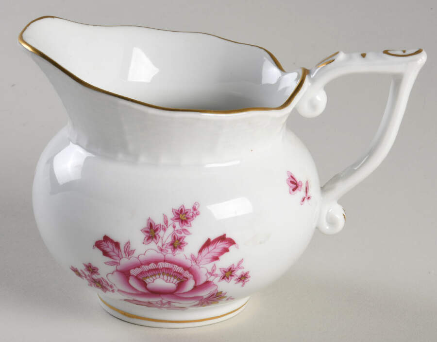 Nanking Bouquet Pink (NBP) Creamer by Herend-1
