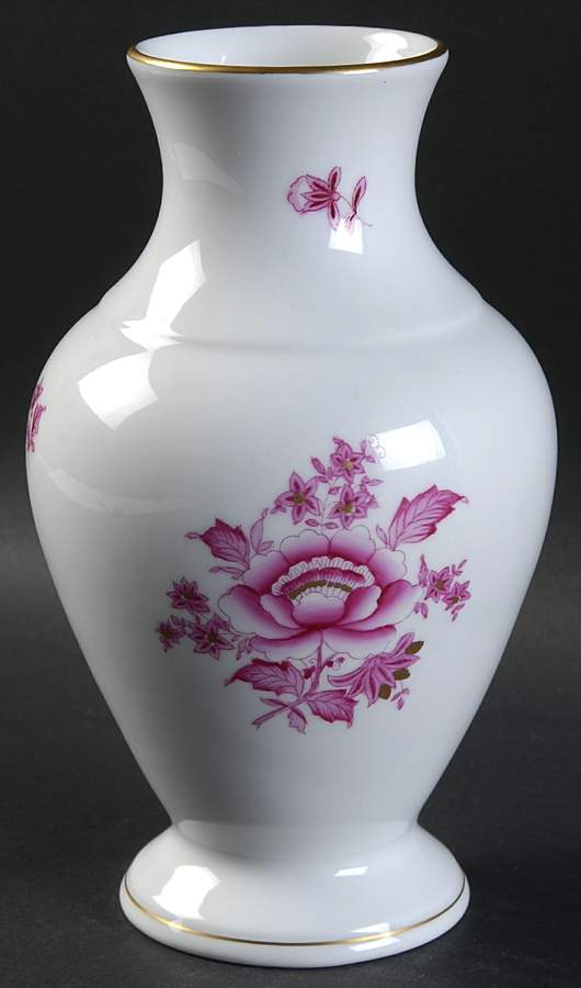 Nanking Bouquet Pink (NBP) 6" Vase by Herend-1