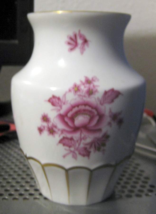 Nanking Bouquet Pink (NBP) 5" Vase by Herend-1