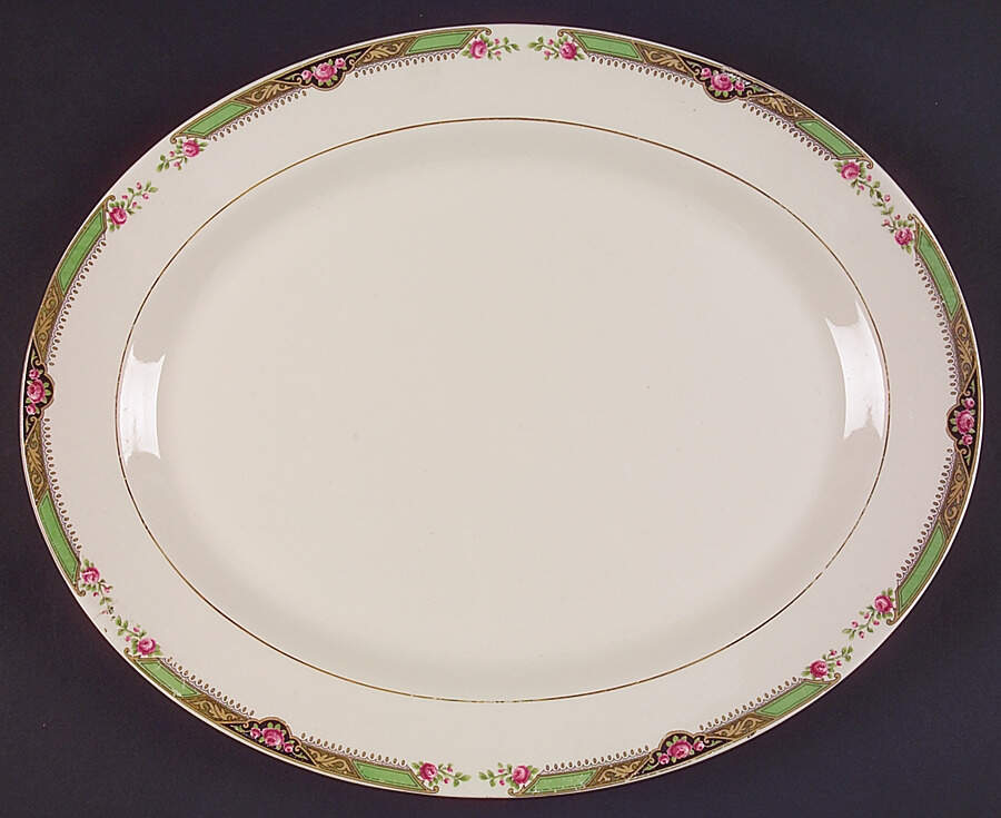 HLC2340 13" Oval Serving Platter by Homer Laughlin -1