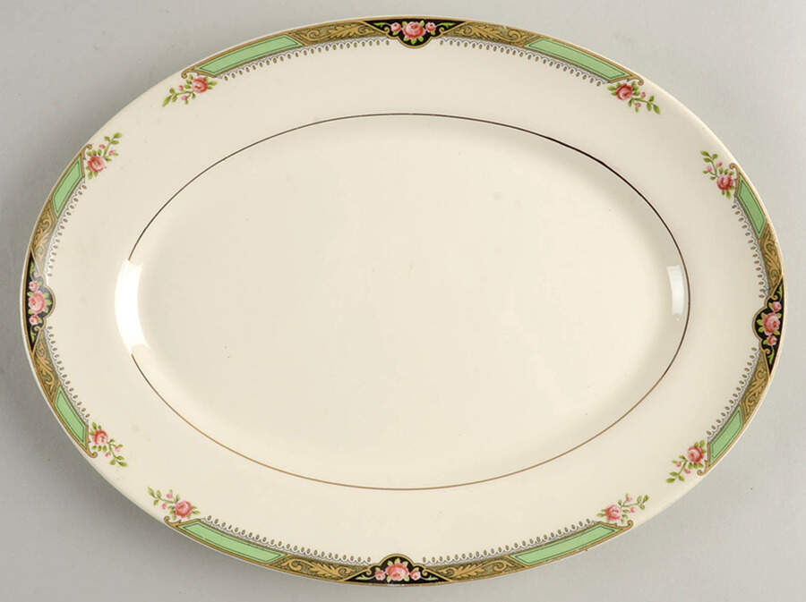 HLC2340 11" Oval Serving Platter by Homer Laughlin -1