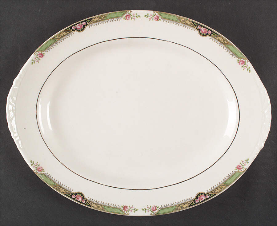 HLC2340 11" Oval Serving Platter by Homer Laughlin -1