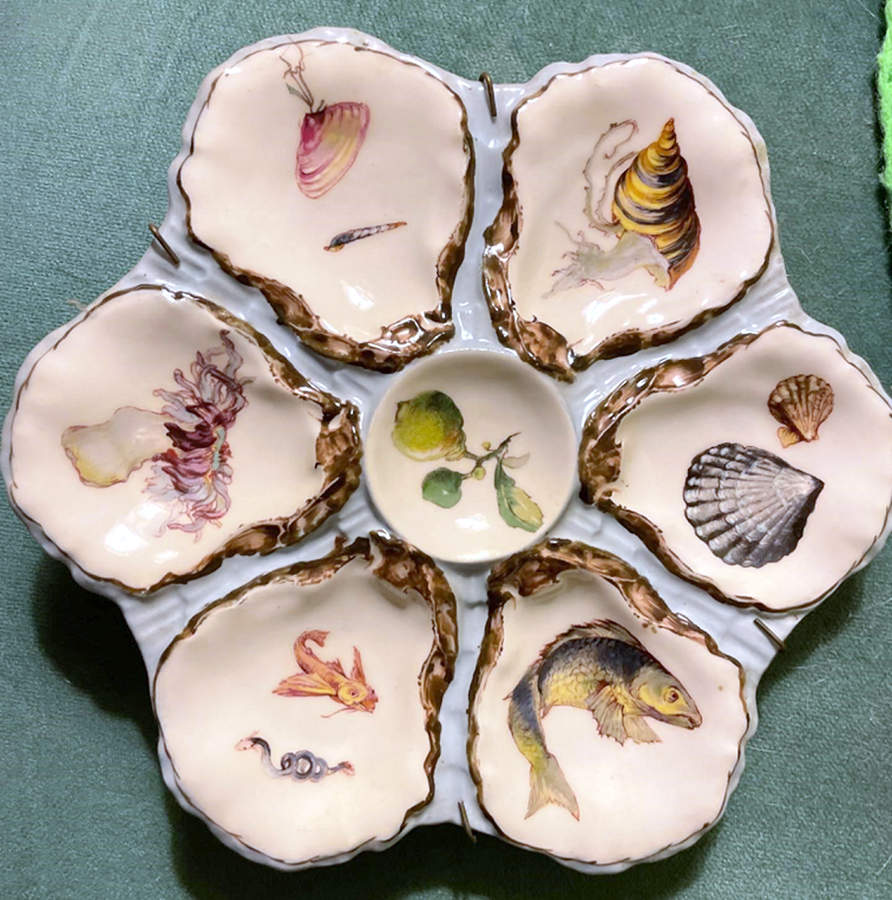 H2755 Oyster Plate by Haviland-1
