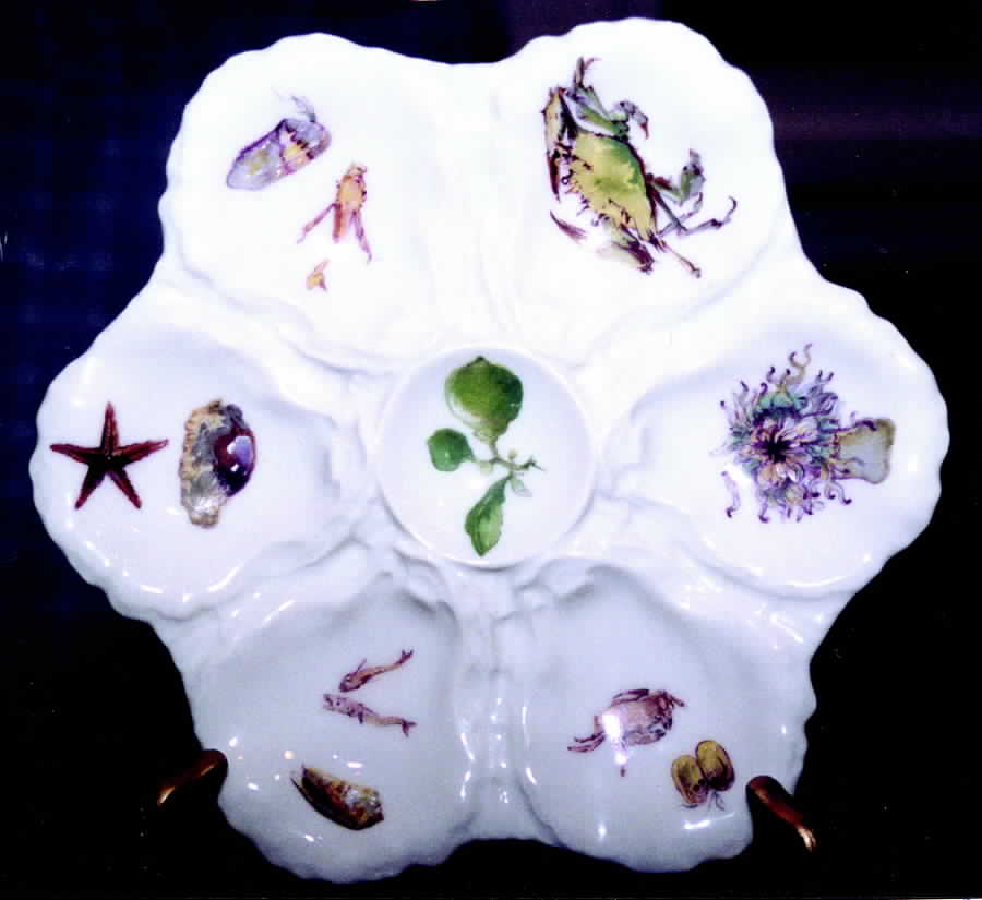 H2755 Oyster Plate by Haviland-1