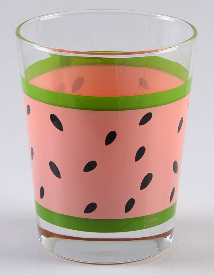 Fiesta Watermelon 8 Oz Glassware Tumbler by Homer Laughlin -1