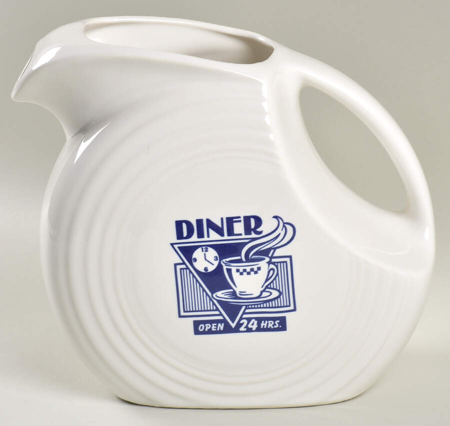 Fiesta Diner Cobalt 68 Oz Pitcher by Homer Laughlin -1