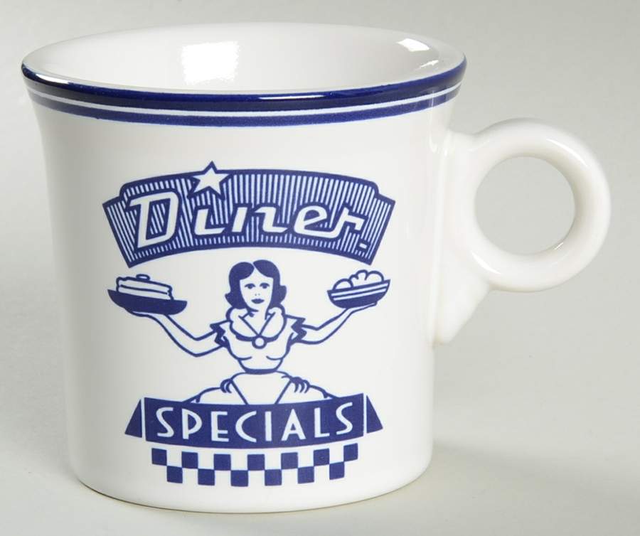 Fiesta Diner Cobalt Mug by Homer Laughlin -1