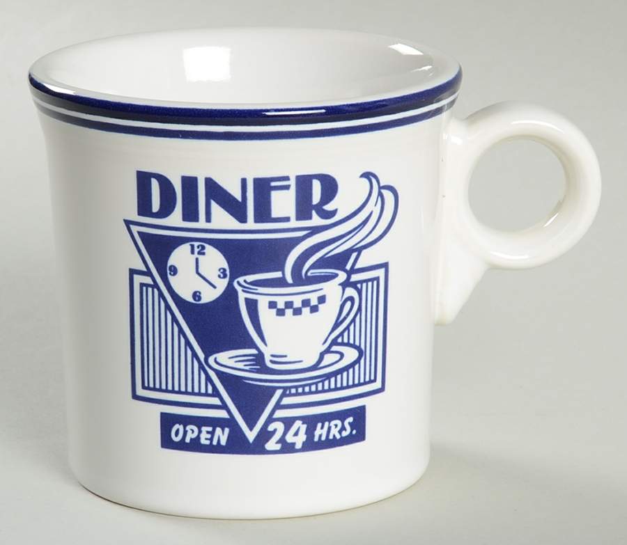 Fiesta Diner Cobalt Mug by Homer Laughlin -1