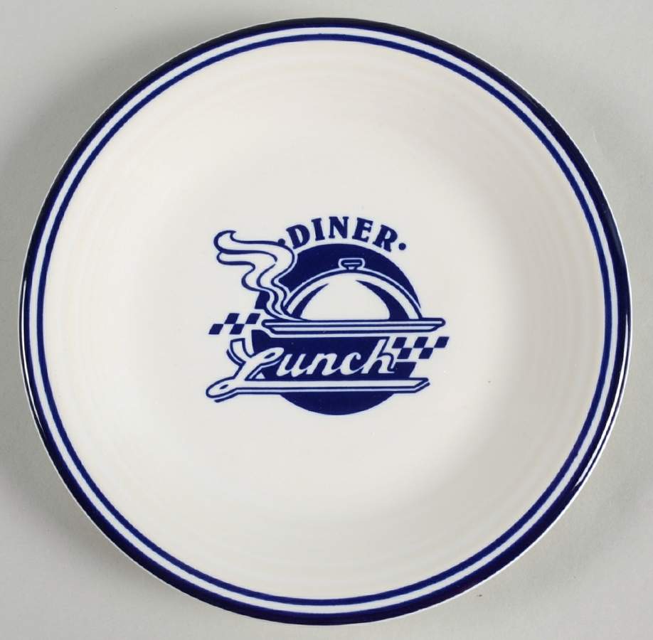 Fiesta Diner Cobalt Salad Plate by Homer Laughlin -1