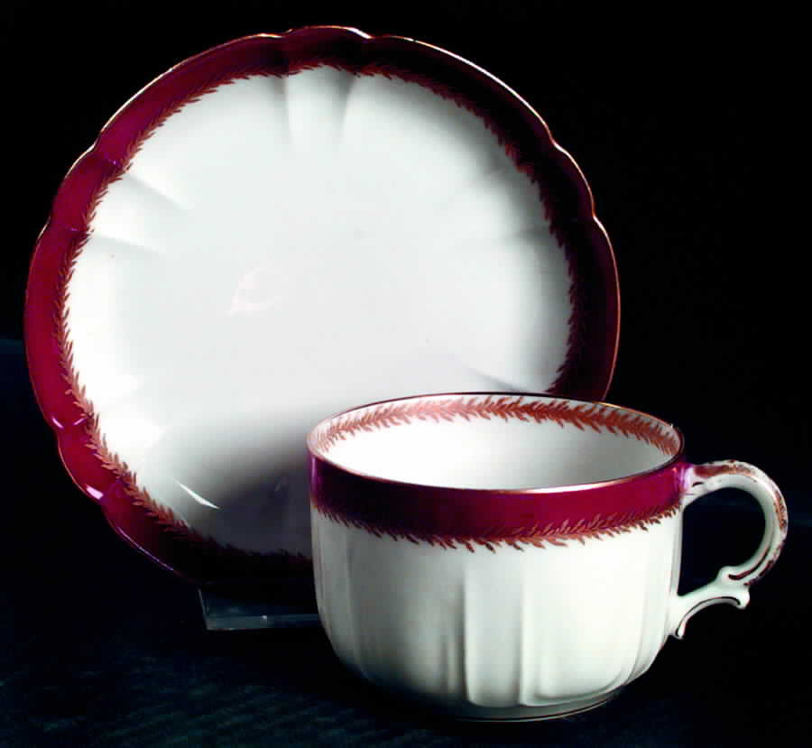 H2763 Flat Cup & Saucer Set by Haviland-1