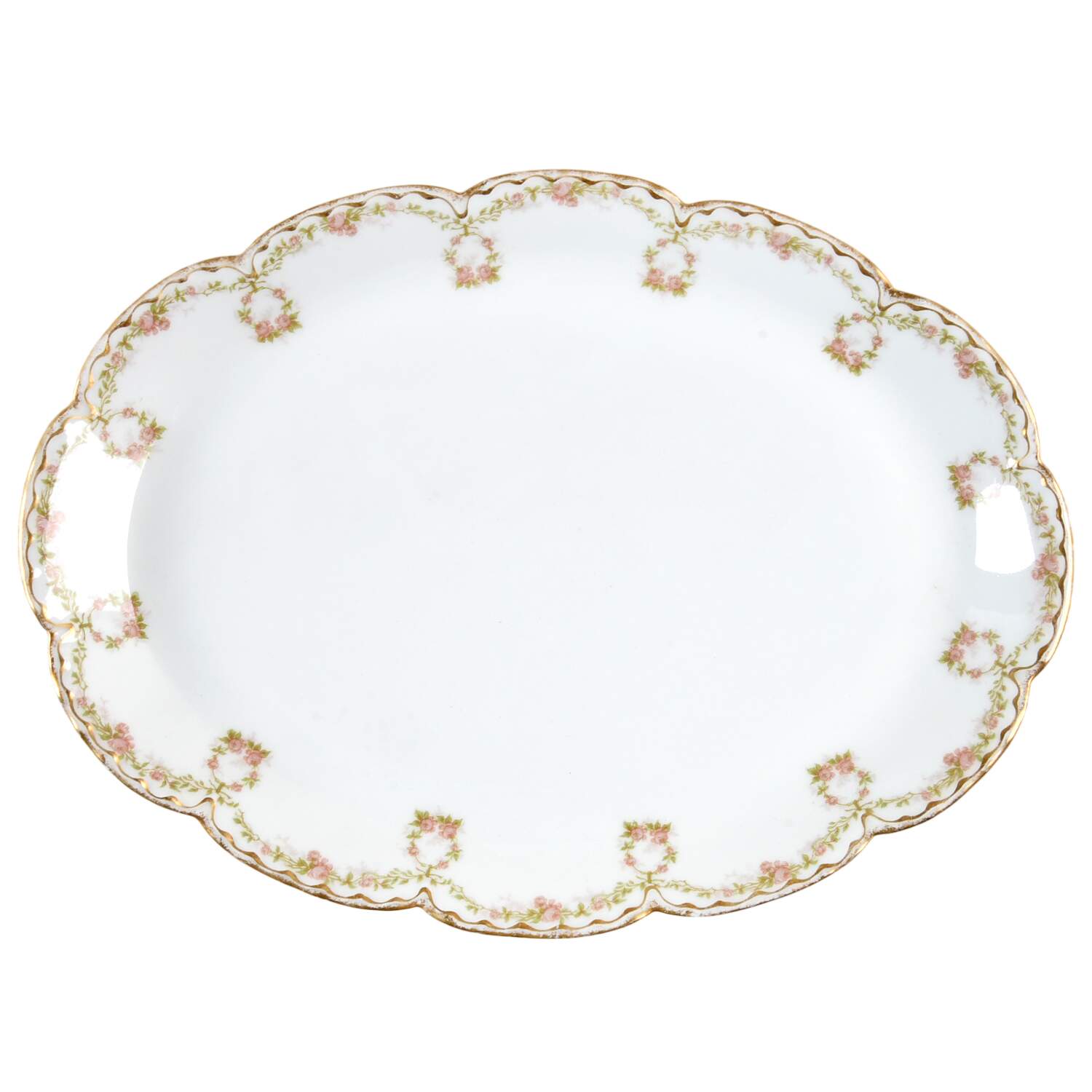 Schleiger 1142-1 13" Oval Serving Platter by Haviland-1