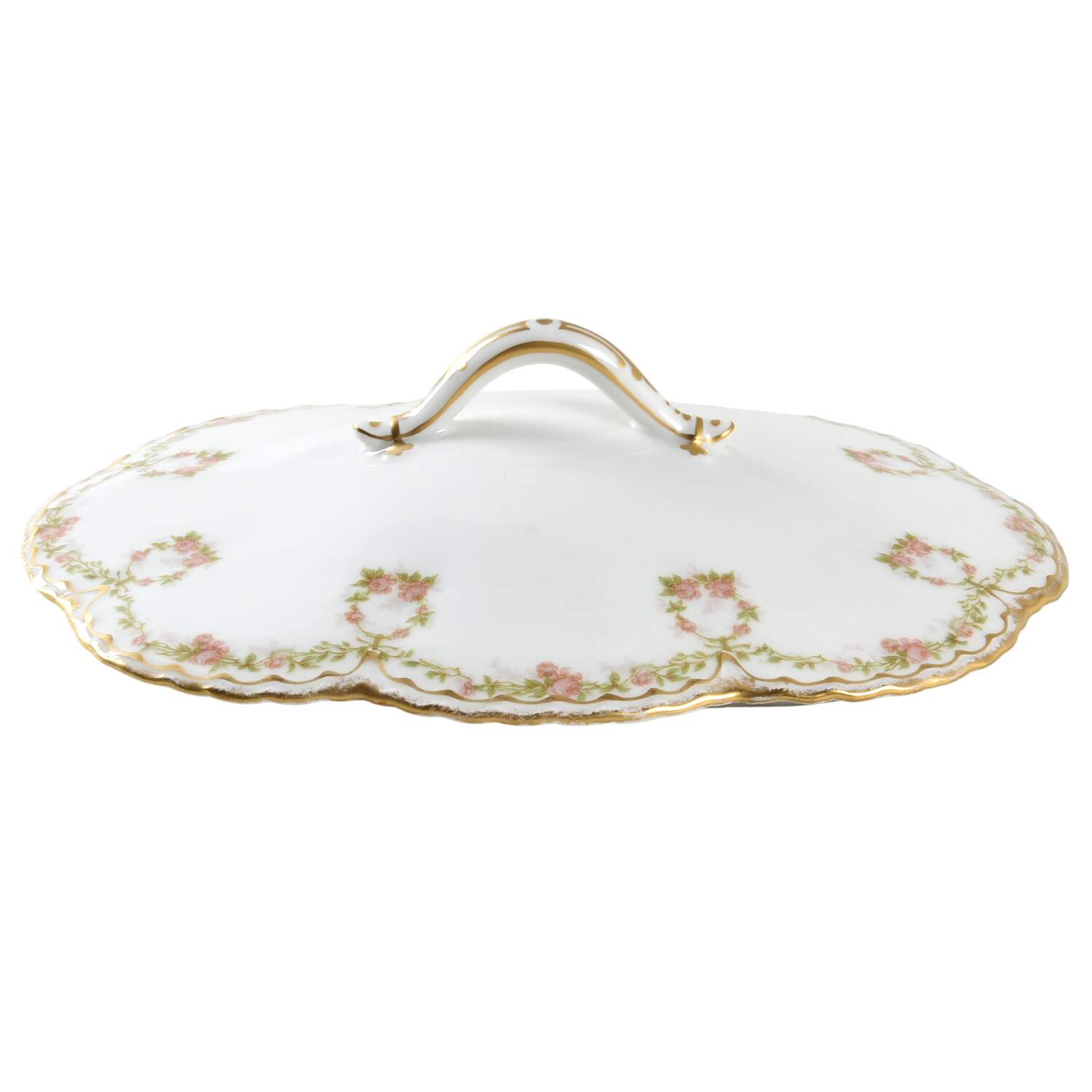 Schleiger 1142-1 Lid for Oval Vegetable by Haviland-1