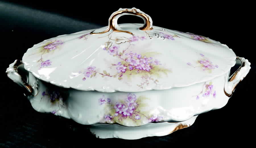 Schleiger 609-2 Oval Covered Vegetable by Haviland-1