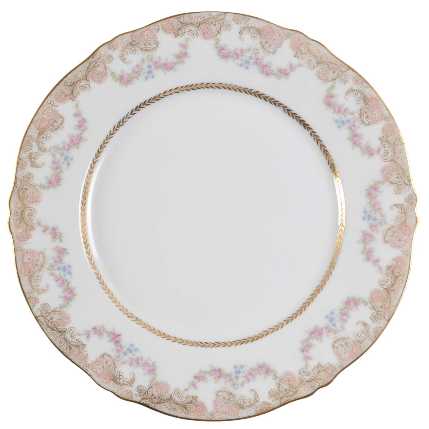 H2788(Gold Trim) Dinner Plate by Haviland-1