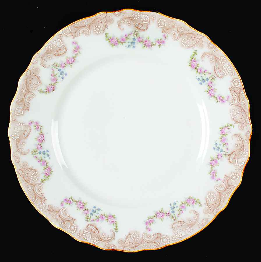 H2788(Gold Trim) Salad Plate by Haviland-1