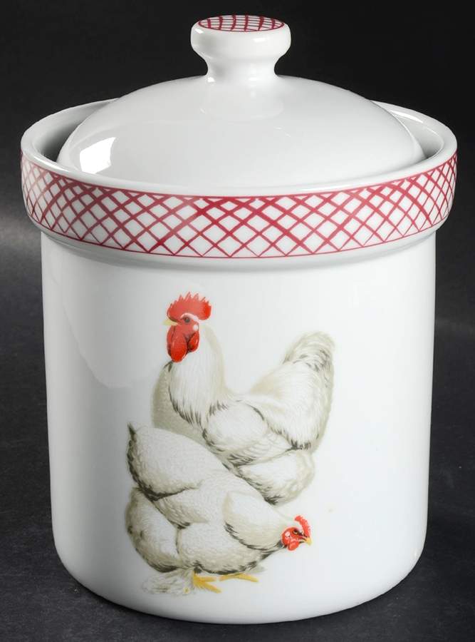 Rooster Medium Canister & Lid by Home Essentials-1
