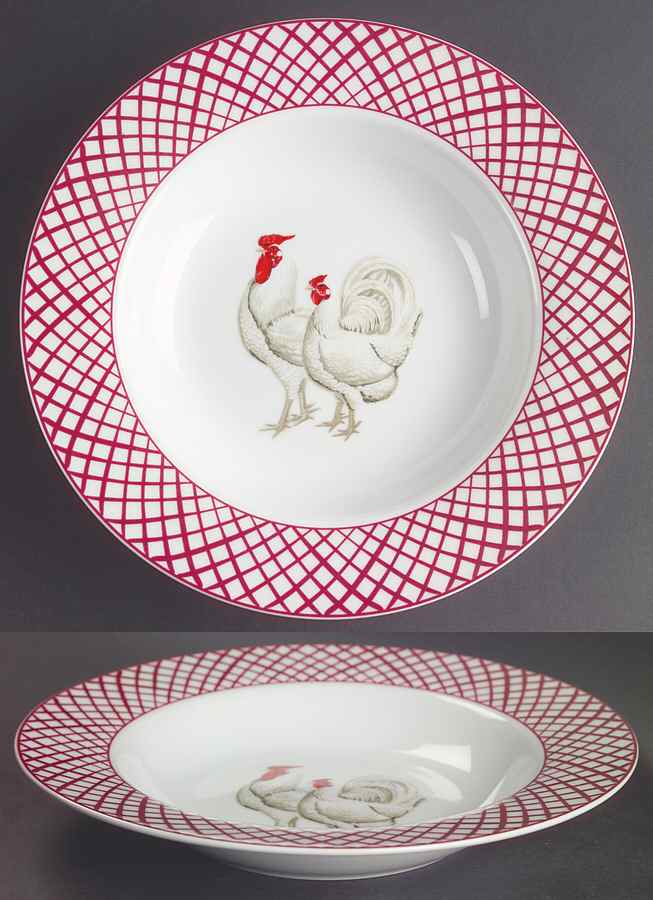 Rooster Rim Soup Bowl by Home Essentials-1