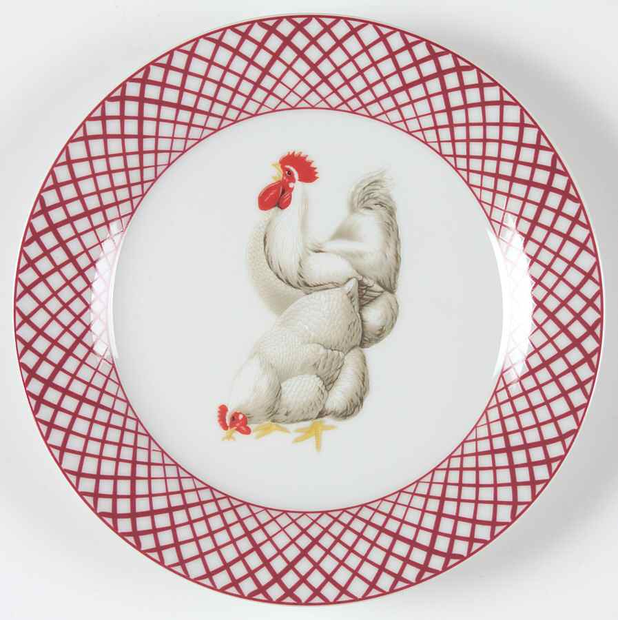 Rooster Salad Plate by Home Essentials-1