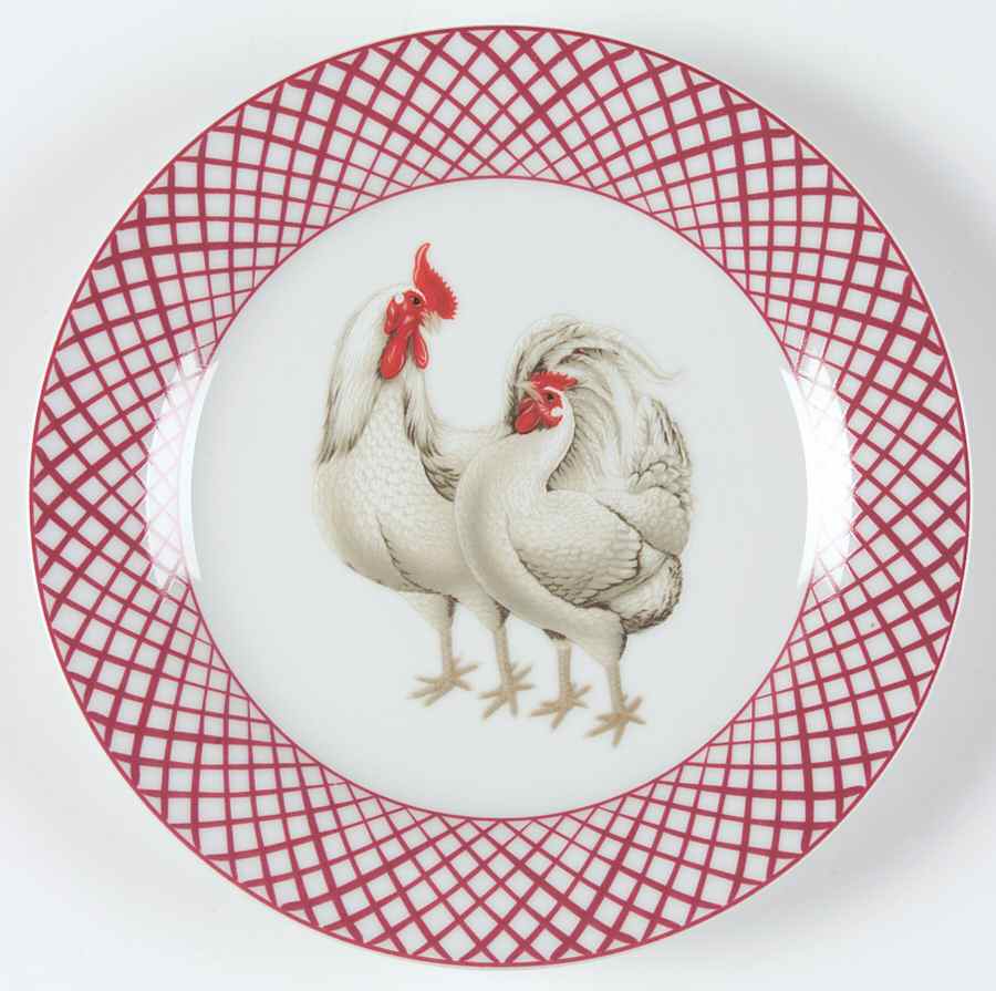 Rooster Salad Plate by Home Essentials-1