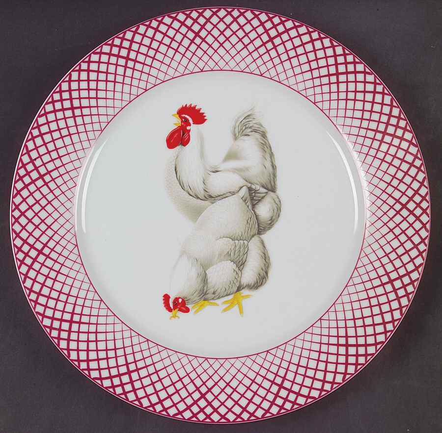 Rooster Dinner Plate by Home Essentials-1