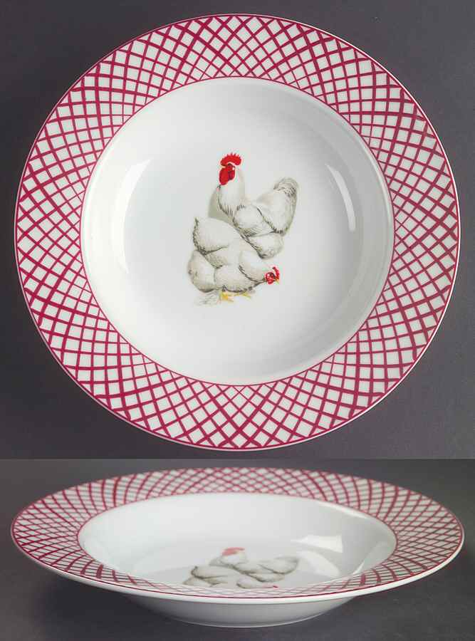 Rooster Rim Soup Bowl by Home Essentials-1
