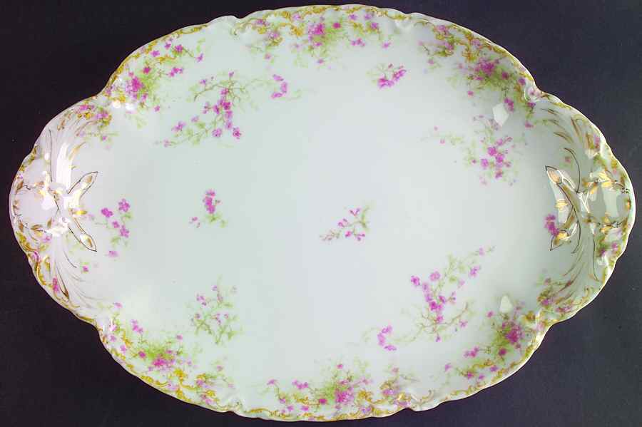 H2812 15" Oval Serving Platter by Haviland-1