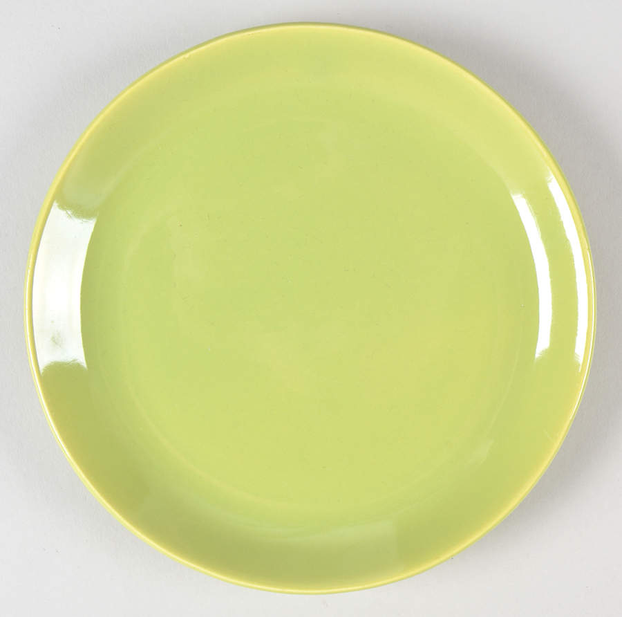 Malibu Modern Chartreuse Bread & Butter Plate by Hollydale-1