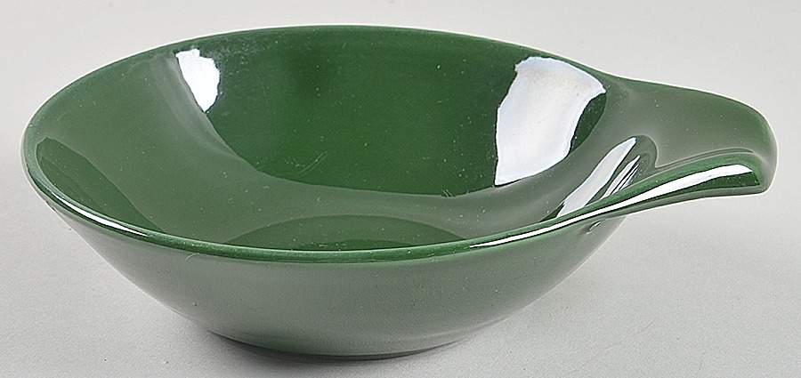 Malibu Modern Forest Green (Dark) Lugged Soup Bowl by Hollydale-1