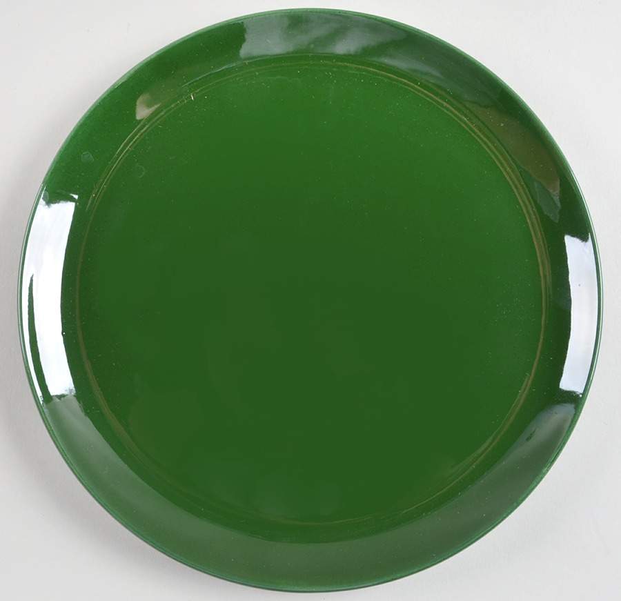 Malibu Modern Forest Green (Dark) Dinner Plate by Hollydale-1