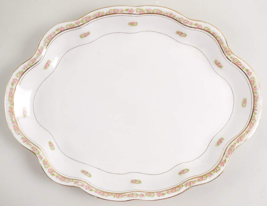 AX36 14" Oval Serving Platter by Homer Laughlin -1
